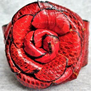 Red Rose Cuff from Bali